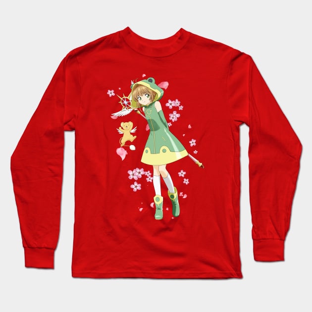 Cardcaptor Sakura Frog Long Sleeve T-Shirt by Nykos